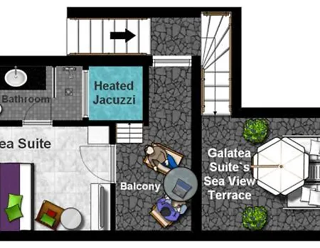 Magical Santorini - 1 Bedroom - Nereid - Beautiful Sea Views And Private Jacuzzi - סנטוריני