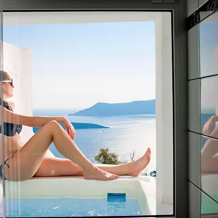 Magical Santorini - 1 Bedroom - Nereid - Beautiful Sea Views And Private Jacuzzi - * Fira (Santorini)